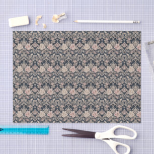 Intricate Sophisticated Floral Lace Design Tissue Paper