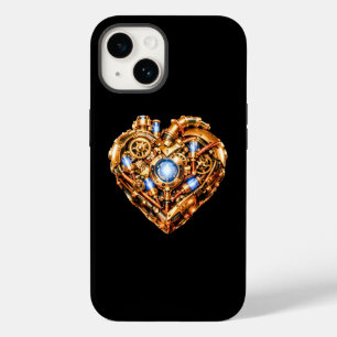 Intricate Steampunk Mechanical Heart iPhone Case