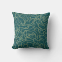 Intricate stippled texture, turquoise abstract pat