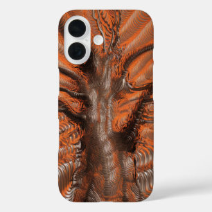 Intricate Swirling Tree Artwork iPhone 16 Case