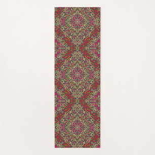 Intricate, Traditional Oriental Rug Motif Design Yoga Mat