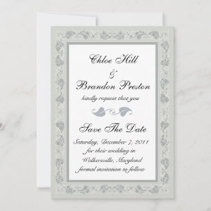 Intricate Vines Save the Date