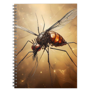 Intricate Wings: The Mosquito Fractal Art Notebook