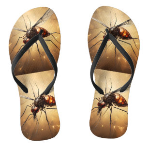 Intricate Wings: The Mosquito Fractal Art Thongs