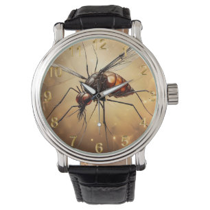 Intricate Wings: The Mosquito Fractal Art Watch