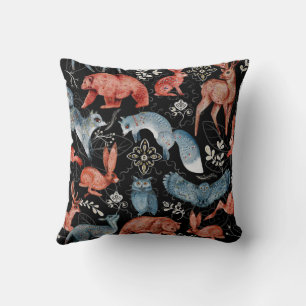  Intricate woodland animals pattern Cushion
