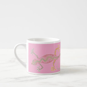 Intricately Detailed Gecko Espresso Mug