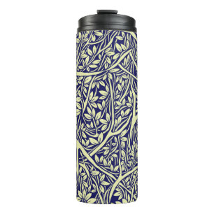 Intricately interwoven tree branches - vintage sea thermal tumbler