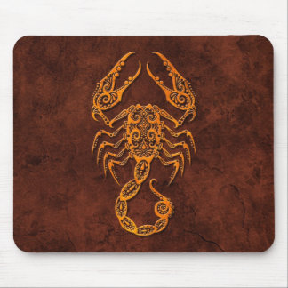 Intrictate Stone Scorpio Symbol Mouse Pad