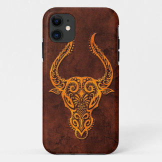 Intrictate Stone Taurus Symbol iPhone 11 Case