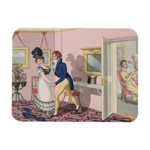 Intrigue, plate 10 from 'The Necessary Qualificati Magnet