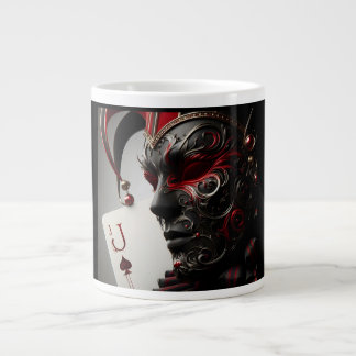 Intriguing Jack of Spades Mask Coffee Mug | Harleq