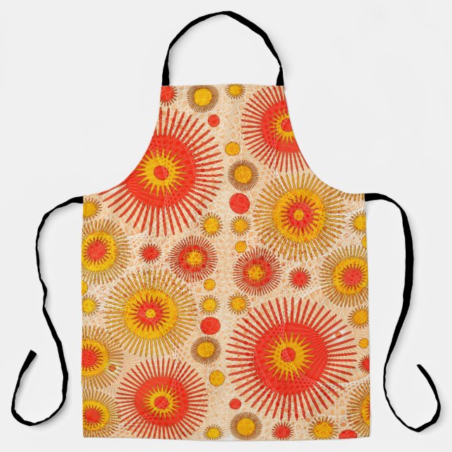 Intriguing modern abstract design with floral and  apron (Front)