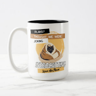 Introcatting Two-Tone Coffee Mug