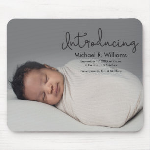 Introducing Baby Announcement Mouse Pad