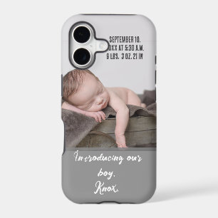 Introducing Baby Photo Birth Announcement