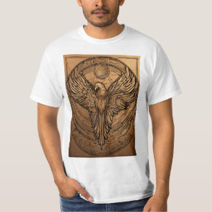 Introducing our Majestic Guardian Eagle Tattoo  T-Shirt