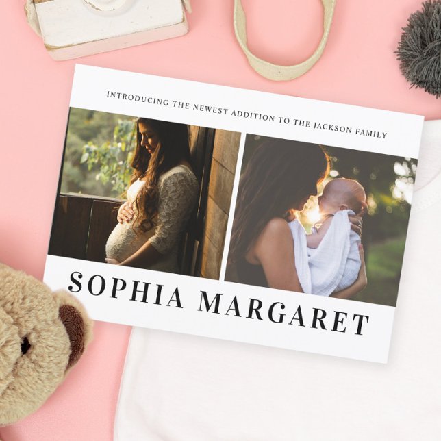 Introducing Our New Addition Photo Birth Announcement (Creator Uploaded)