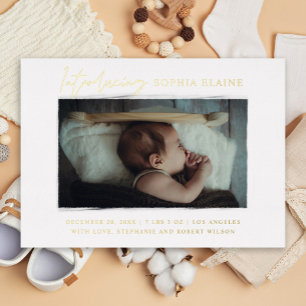 Introducing Our Newborn Photo Birth