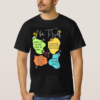 Introducing our "Note To Self" Retro Motivational T-Shirt