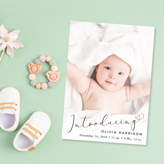  Introducing Photo Acrylic Birth Announcement (Creator Uploaded)