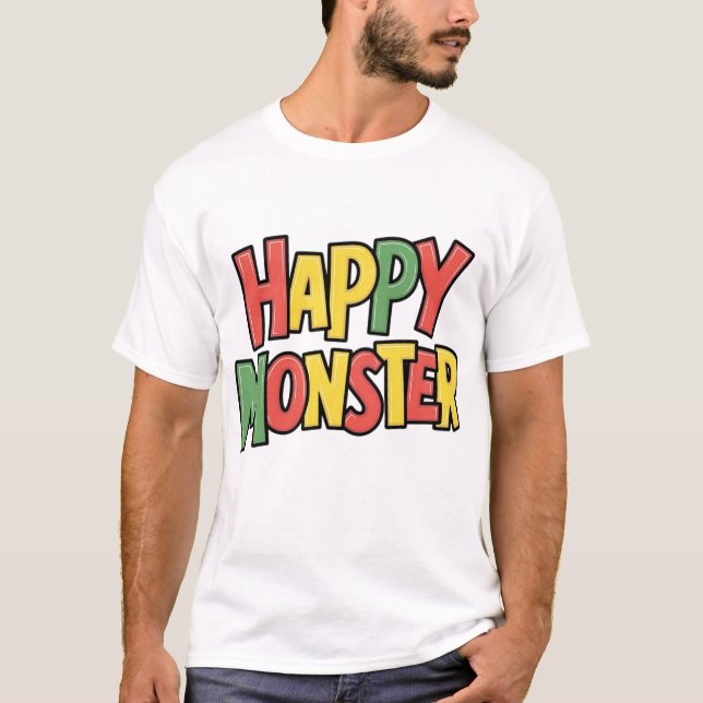 Introducing The Happy Monster T-Shirt 💩👕 (Front)