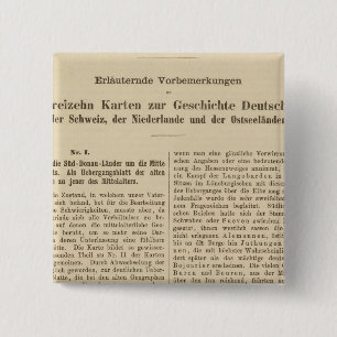 Introduction 1415 Tafel der Karte XII 15 Cm Square Badge