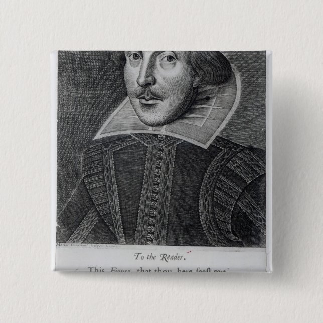 Introduction, 'Mr. William Shakespeares 15 Cm Square Badge (Front)