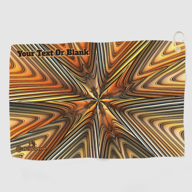 Introspection Golf Towel (Horizontal)