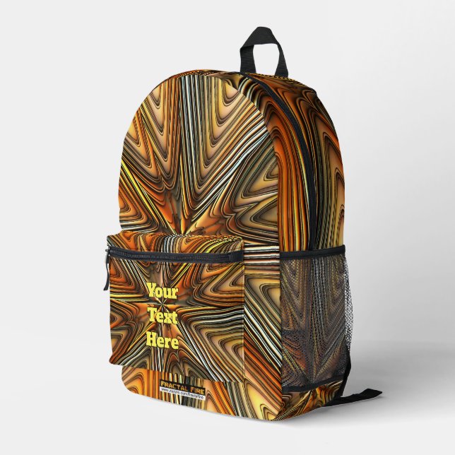Introspection Printed Backpack (Back Corner Right)