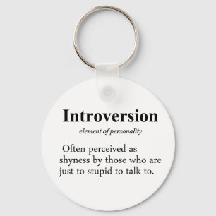 Introversion Definition Typo Version Key Ring