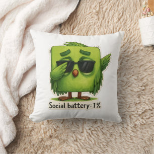😴 Introvert Alert: Social Battery = 1% Pillow 🪫