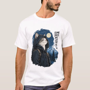 Introvert Cat Moonlight T-Shirt