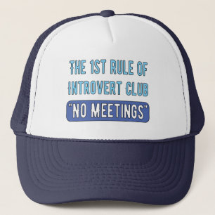 Introvert Club    Trucker Hat