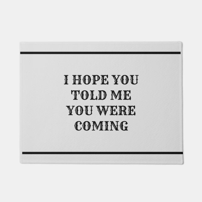 Introvert Doormat (Front)