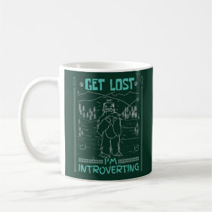 INTROVERT FUNNY QUOTES - FUNNY YETI  COFFEE MUG