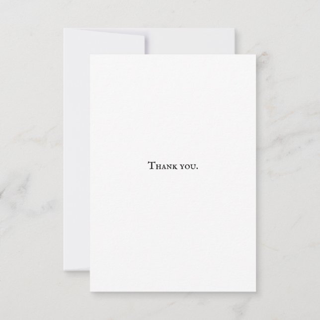 Introvert Meme Thank You Card (Back)