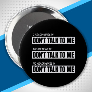 Introvert Memes - Sarcastic Humour Jokes - Funny 10 Cm Round Badge