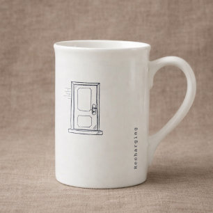 Introvert Minimalist Line Art Coffee Mug Gift