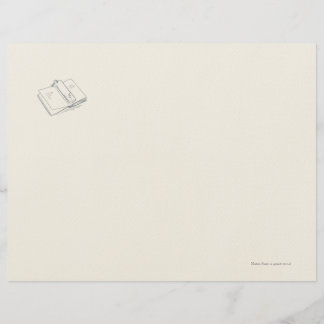 Introvert Minimalist Line Art Letterhead