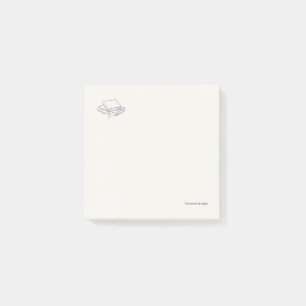 Introvert Minimalist Line Art Post-it Notes