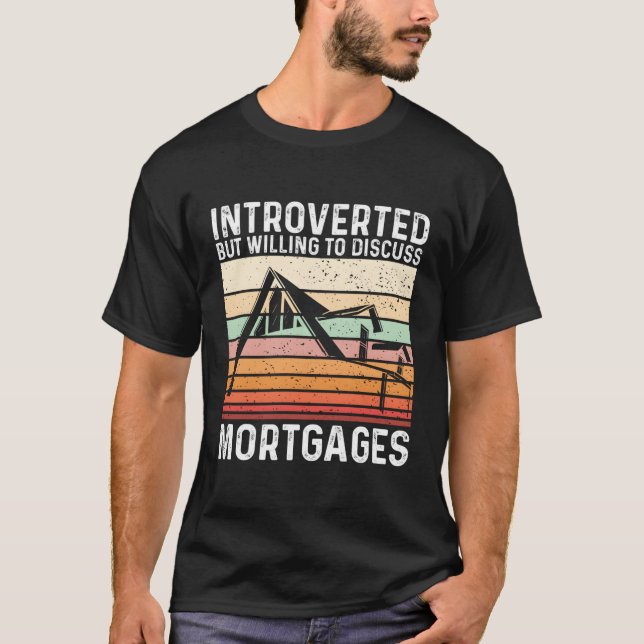 Introvert Morte Loan Officer T-Shirt (Front)