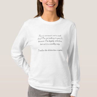 Introvert. Not a snob. T-Shirt