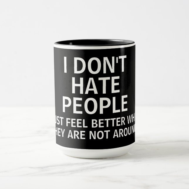 Introvert People Funny Saying Mug (Center)