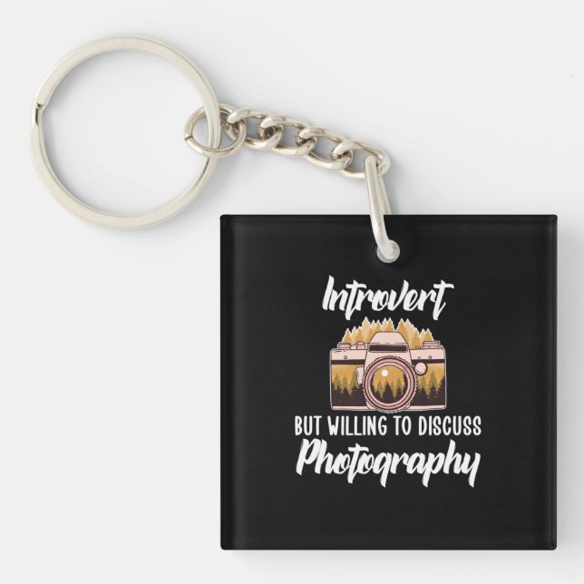 Introvert Photography Key Ring (Front)