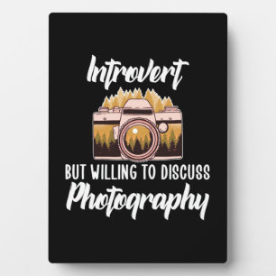 Introvert Photography Plaque