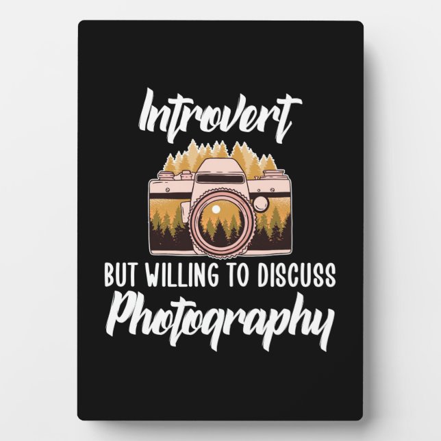 Introvert Photography Plaque (Front)