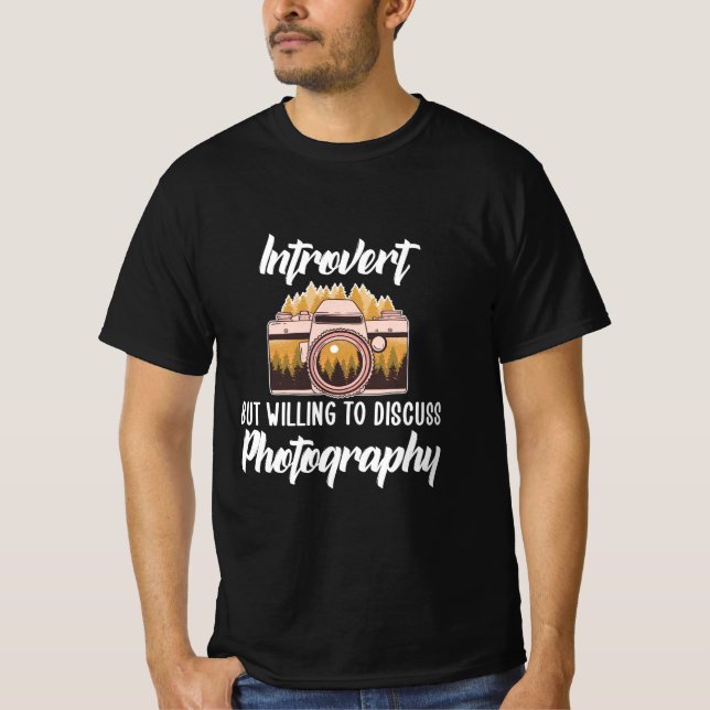 Introvert Photography T-Shirt (Front)
