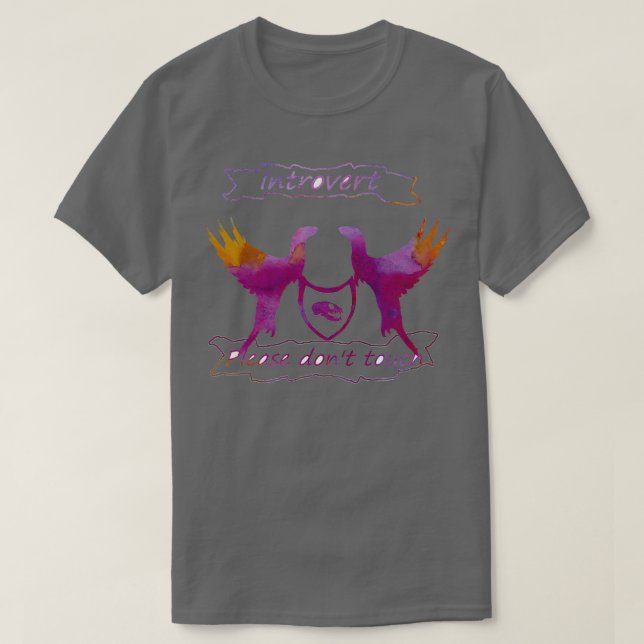 Introvert Please dont touch  T-Shirt (Design Front)