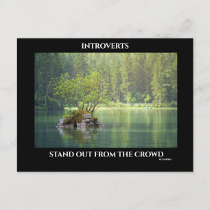 INTROVERT POSTCARD